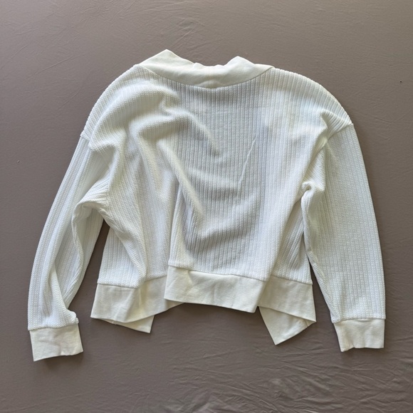 Faves Open Stitch Ribbed Cardigan - Picture 4 of 6